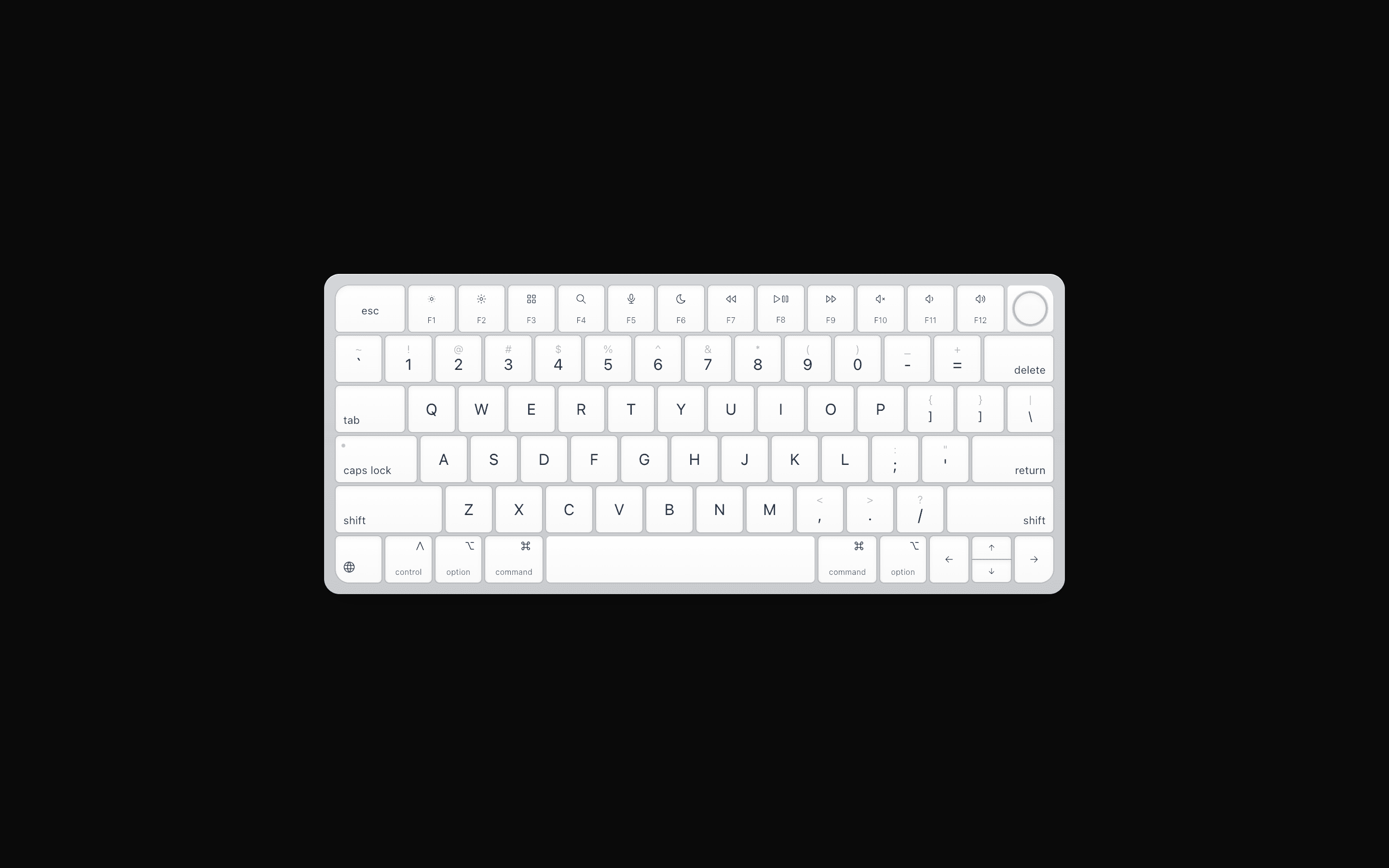 Apple Keyboard component preview
