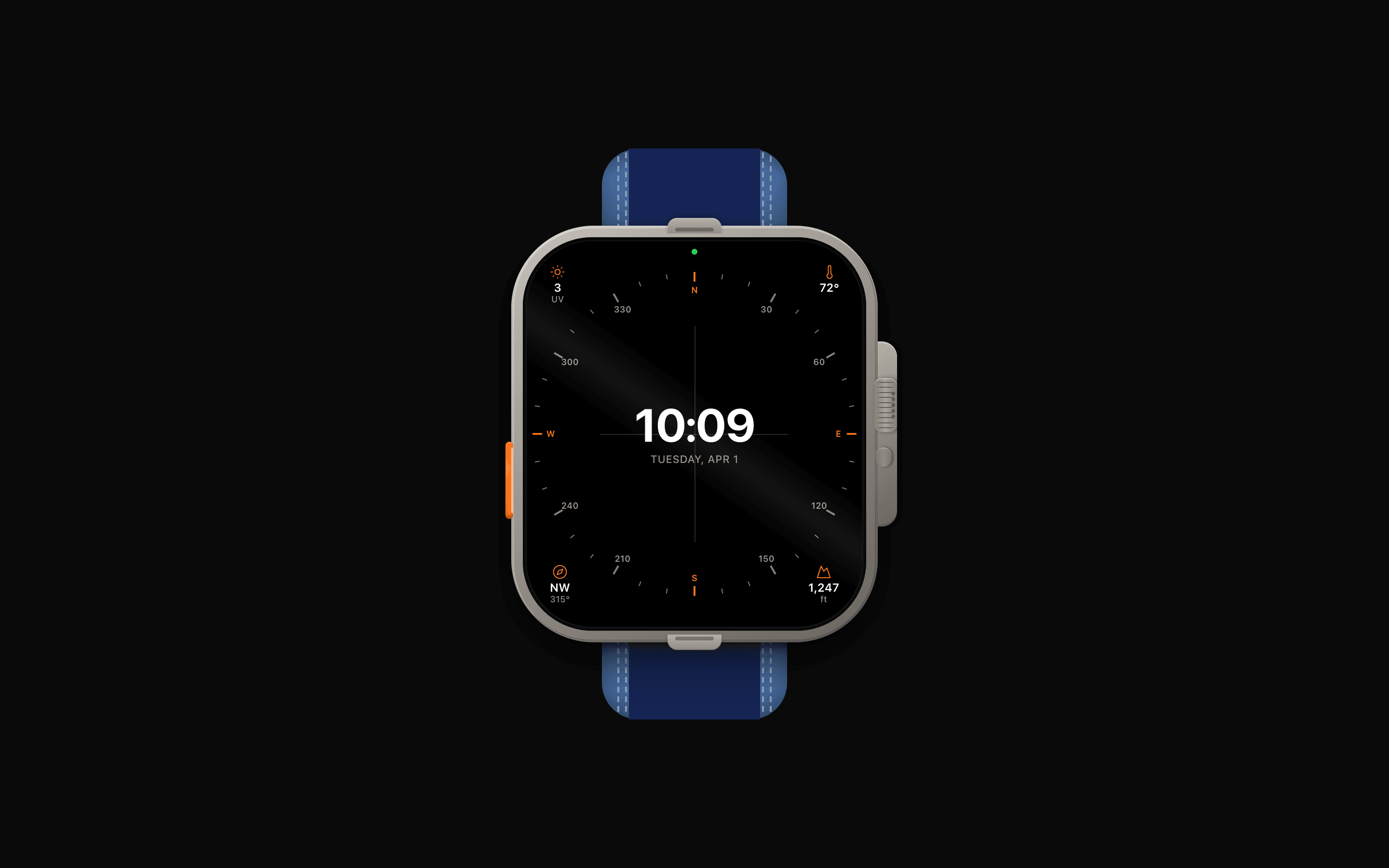 Apple Watch Ultra component preview