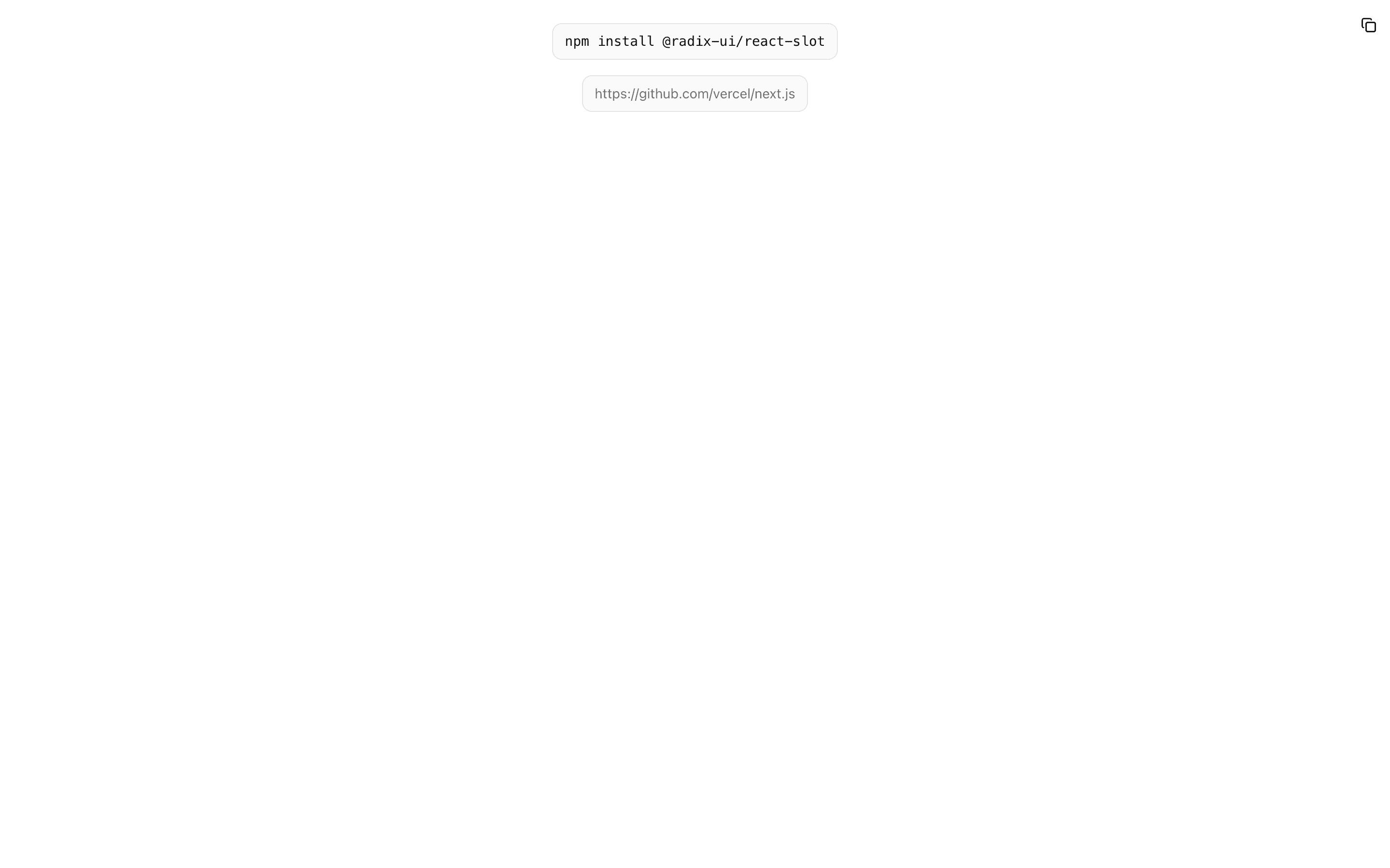 Copy Button component preview