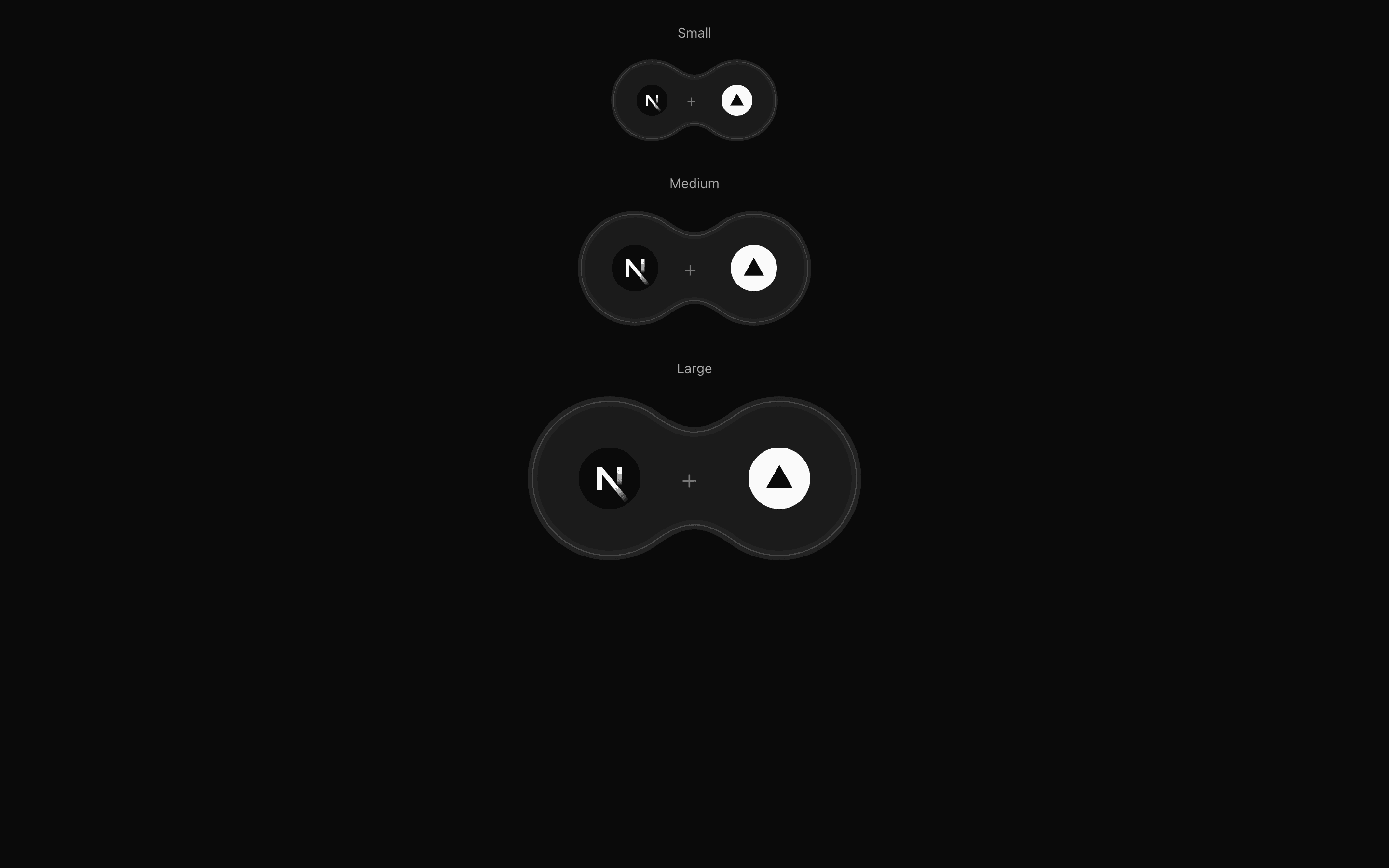 Merging bubbles component preview