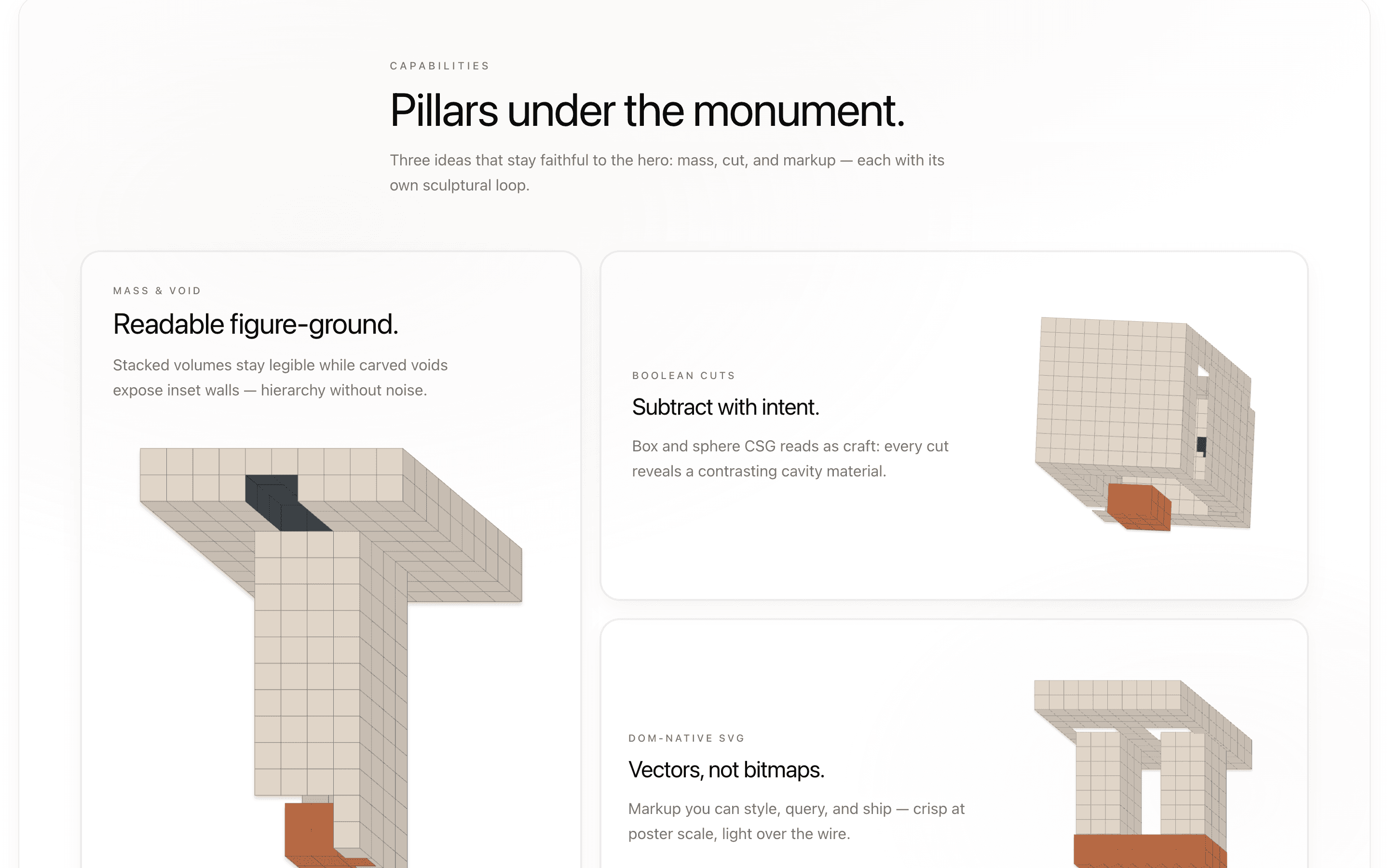 Marketing Features — Heerich section preview